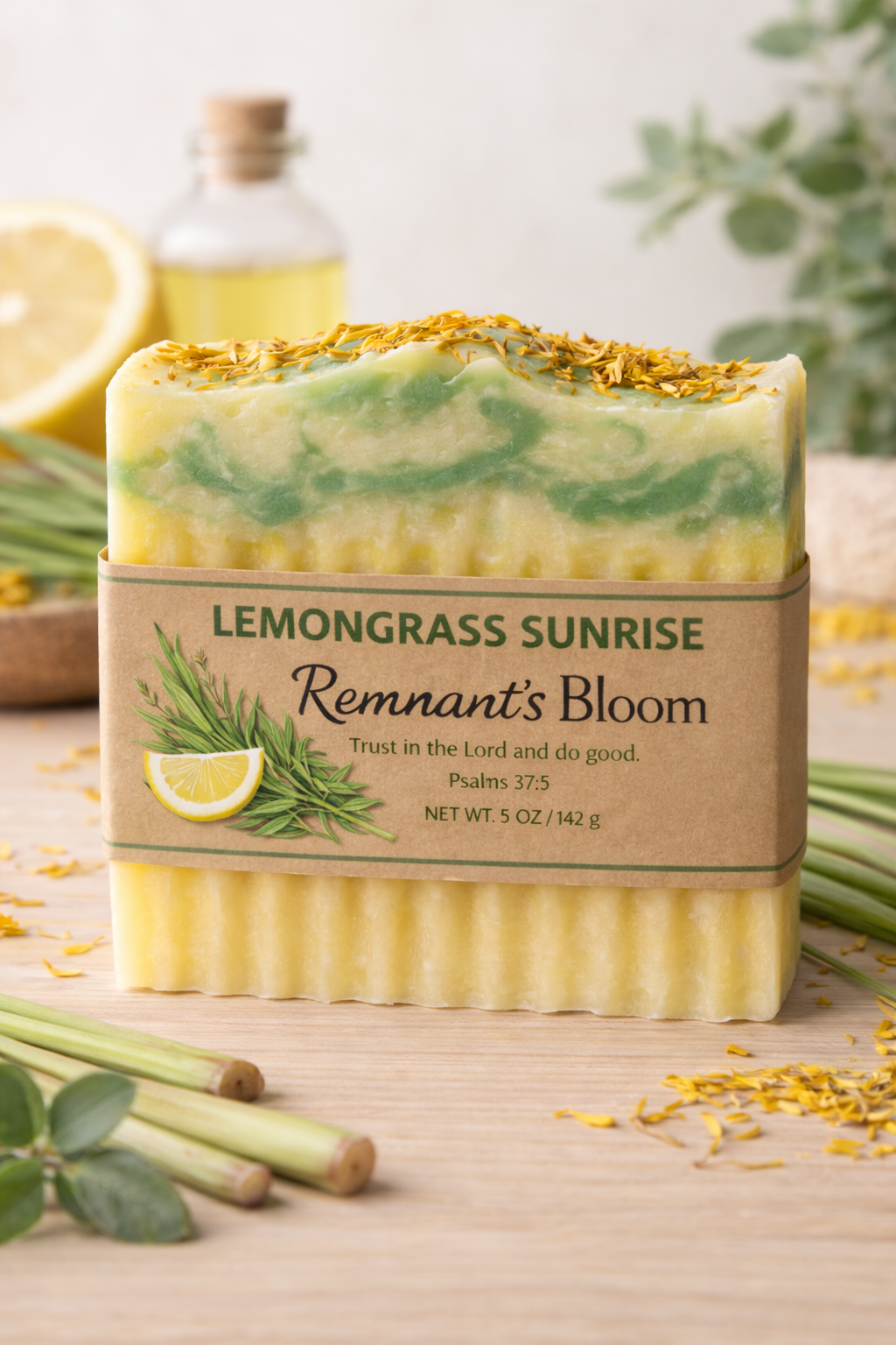 Lemon Sunrise Surprise Lemongrass Soap